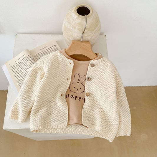 Baby Corn Round Neck Sweater