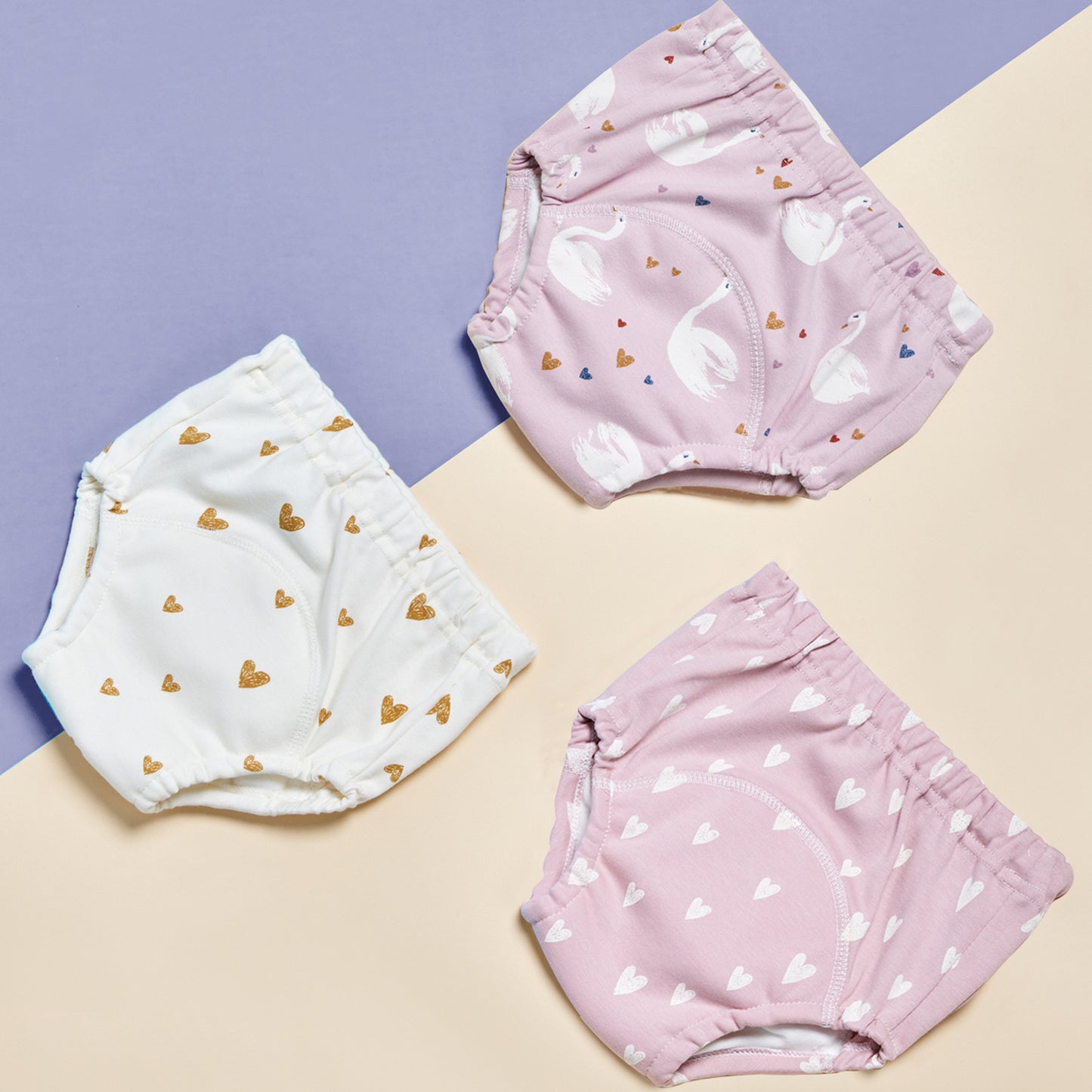 Baby Training Pants Cotton Breathable 3 Pack