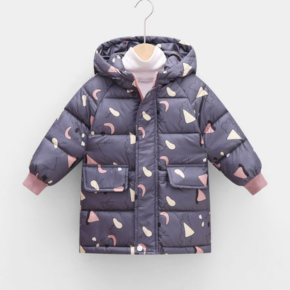 Children's Cotton Hooded Thickened Jacket