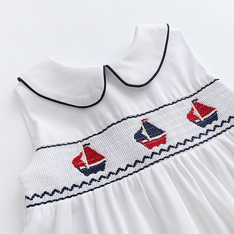 Children Vintage Embroidery Dress