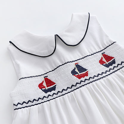 Children Vintage Embroidery Dress
