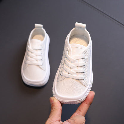 Kids Solid Color Canvas Shoes