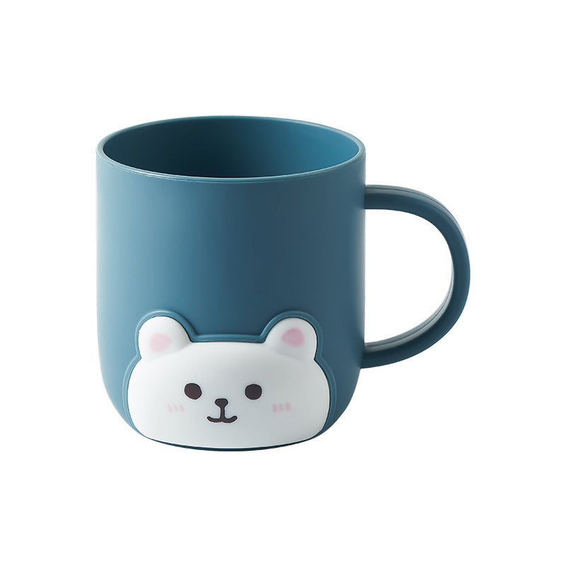 Home Cartoon Bear Gargle Cup Bathroom Thickening With Handle