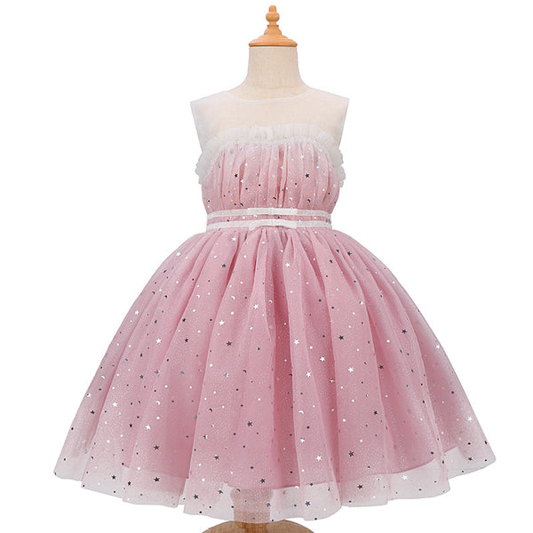 Girls' Gradient Mesh Tulle Tutu Dress