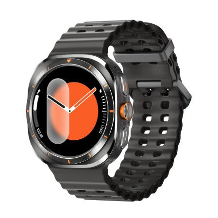 Montre connectée de sport W7 : Assistant vocal intelligent, météo, musique, tension artérielle
