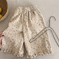 Children's Ninth Girls Corduroy Casual Pants
