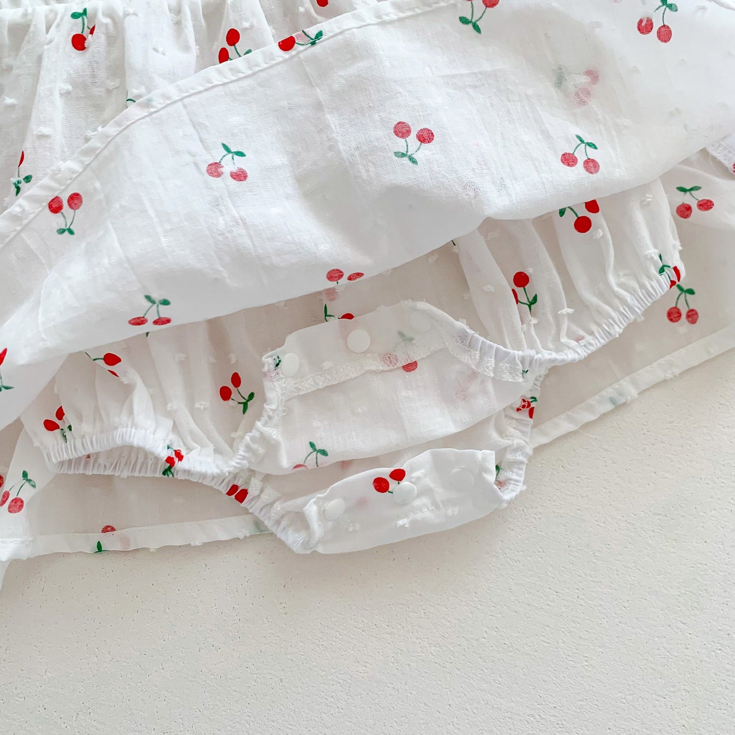 Summer Onesie Romper Princess Rompers Cherry Dress