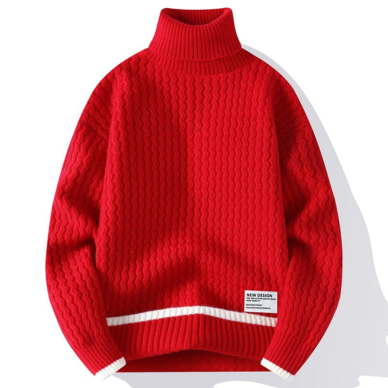 Mens Mock Neck Sweater