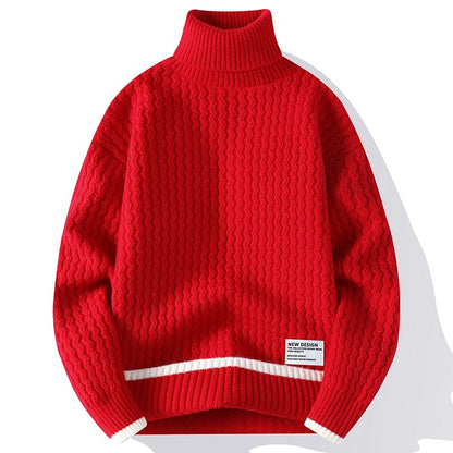 Mens Mock Neck Sweater