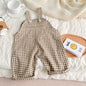 Infant Plaid Corduroy suspenders