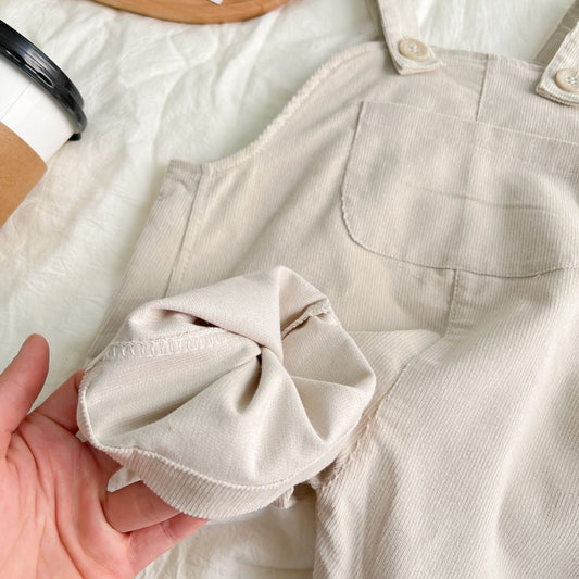 Infant Plaid Corduroy suspenders