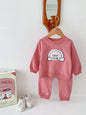 Children's Rainbow Sweater Two-piece Set