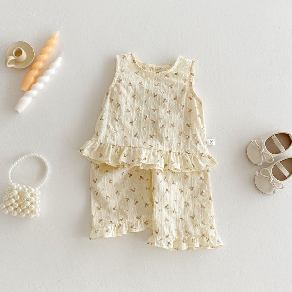 Children's Sleeveless Top and Pants Set