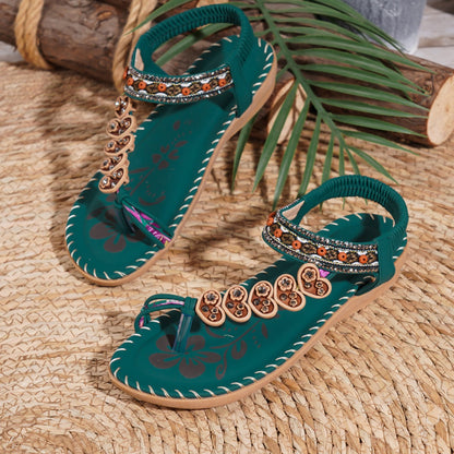 Bohemian Daily Rhinestone Sandals