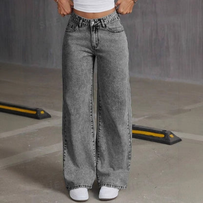 Women Straight jeans Loose Trousers