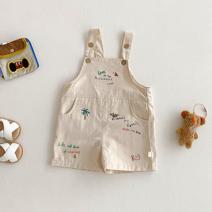 Baby Korean Style Suspender Pants