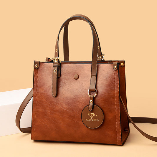 Womens Oil Wax Elegant Bag