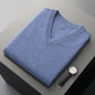 Middle-aged V-neck Vest Sleeveless Sweater