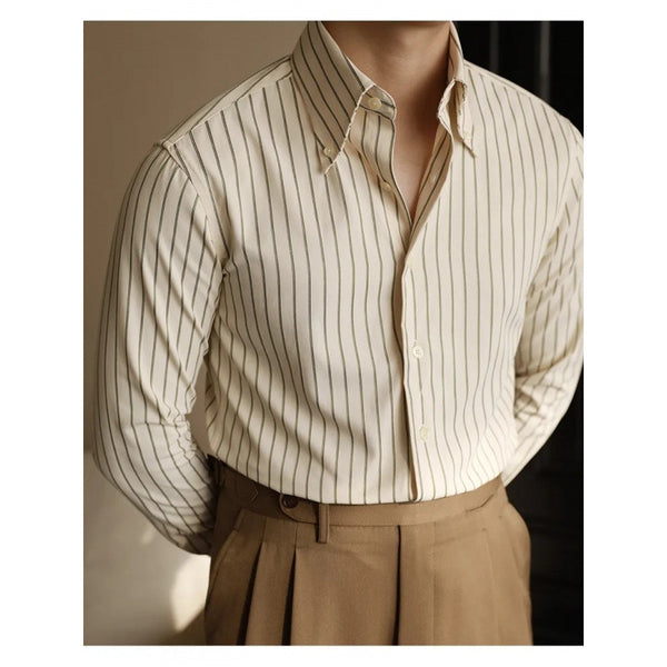 Men's Slim-Fit Non-Iron Dress Shirt