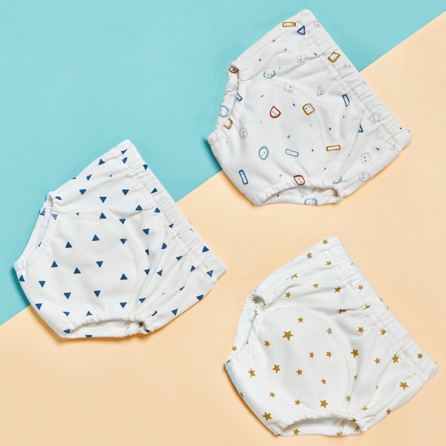 Baby Training Pants Cotton Breathable 3 Pack