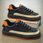 Leather Skateboard Platform Sports Shoes