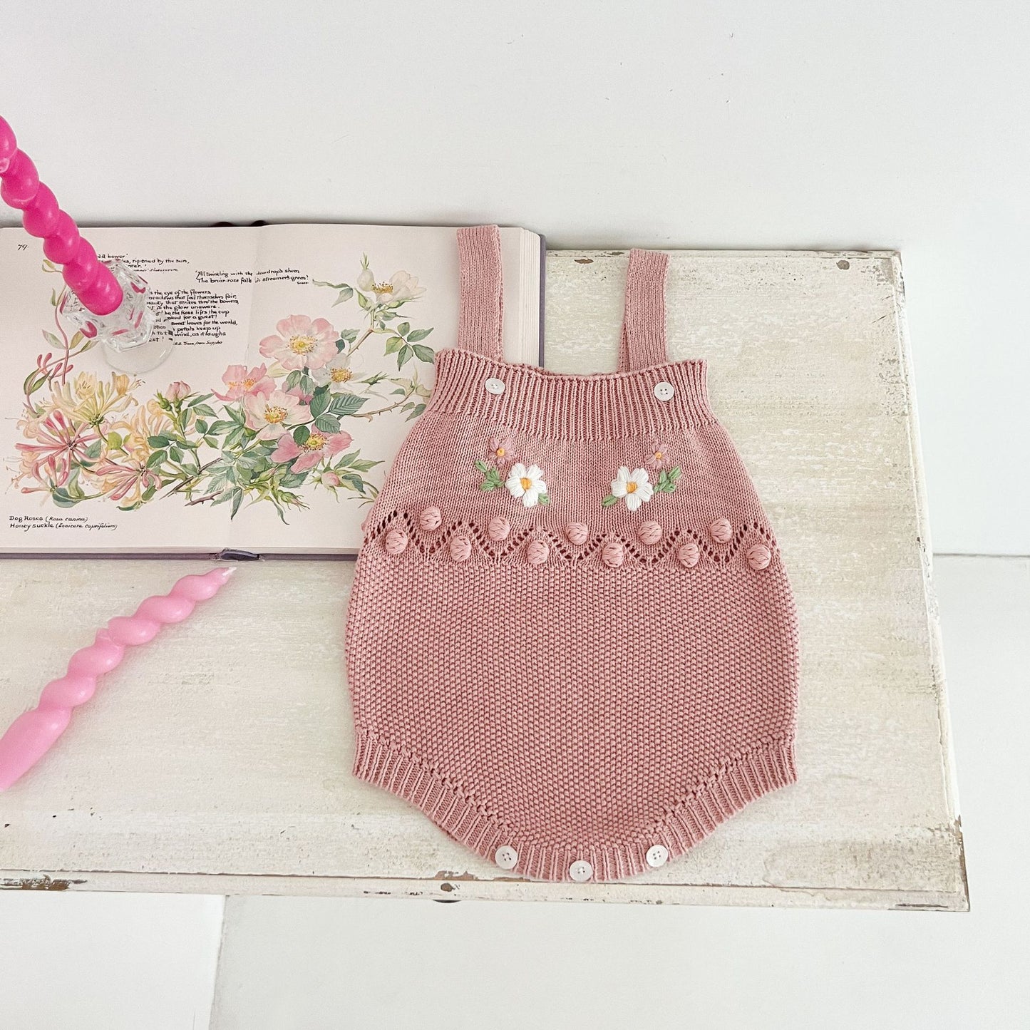 Baby Two-piece Knitted Jumpsuit