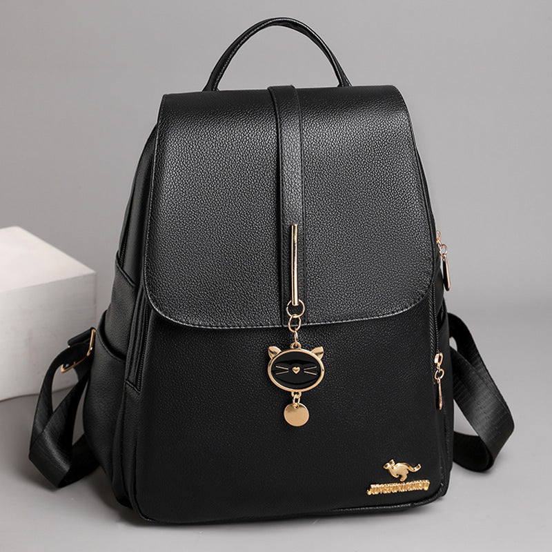 Women's Soft Leather Backpack