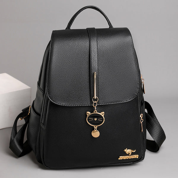 Women's Soft Leather Backpack