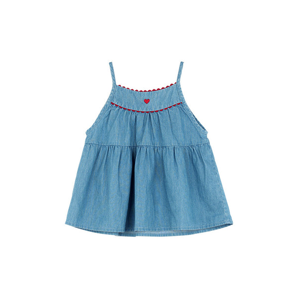 Girl Denim Dress Camisole
