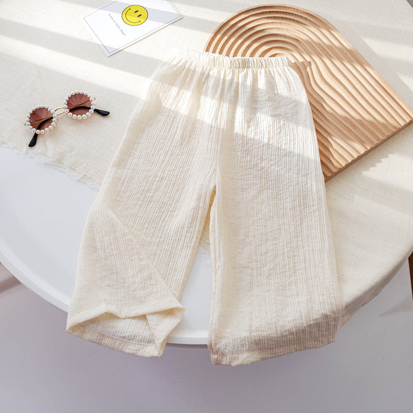 Girls Wide-Leg Pants - Mosquito Prevention