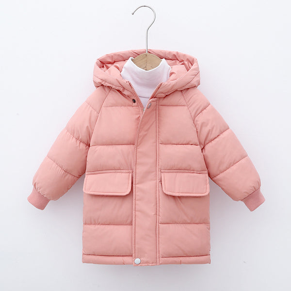 Children's Cotton Hooded Thickened Jacket