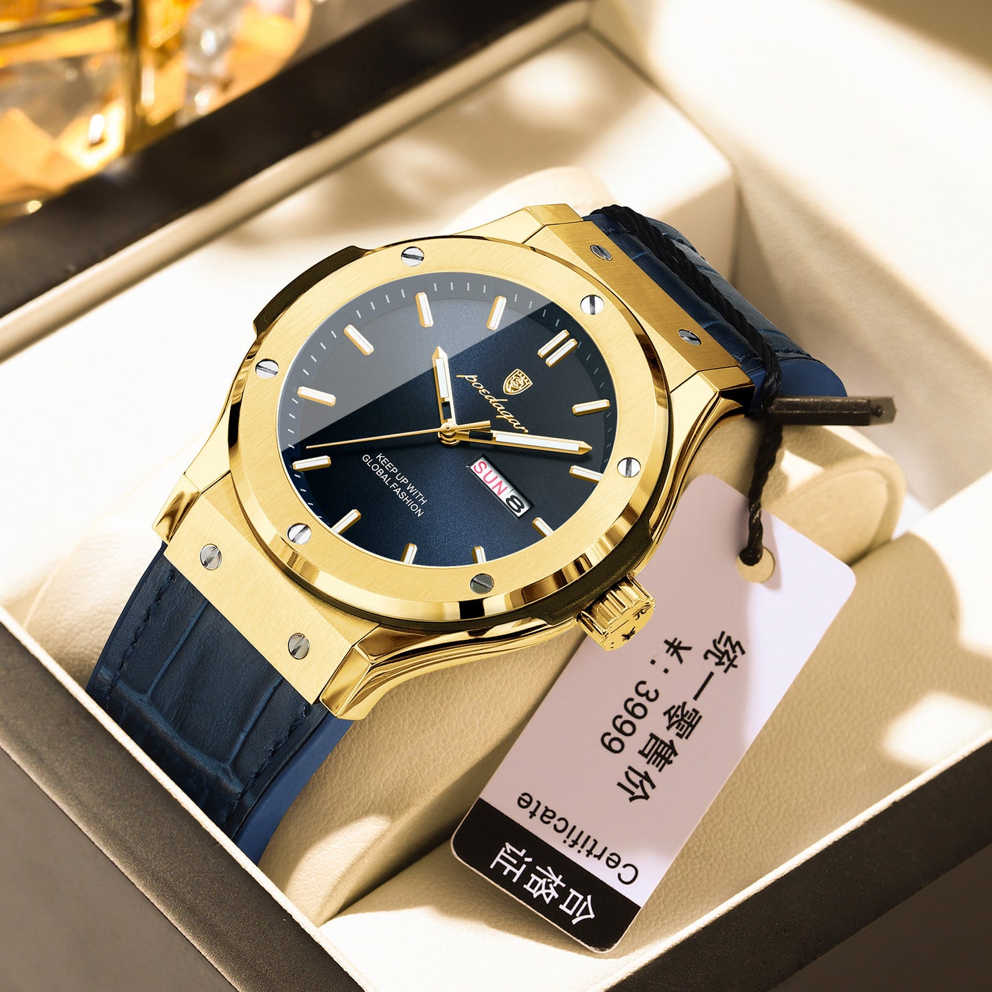 Poedagar Waterproof Luminous Quartz Watch