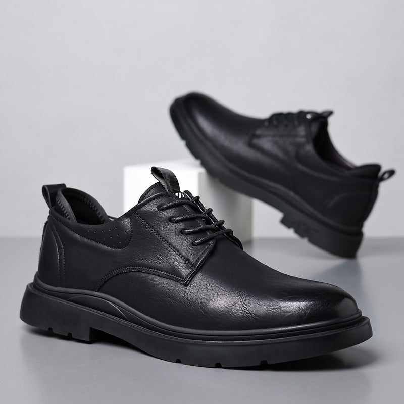 Mens Breathable Leather High-end Shoes