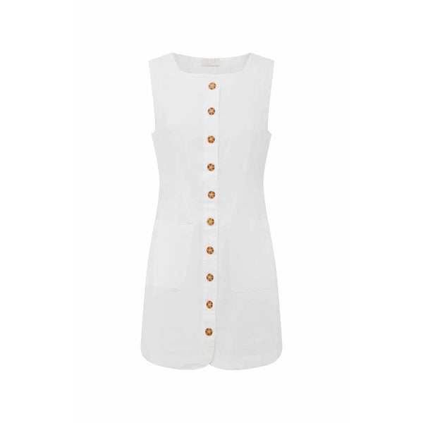 Women’s Casual Cotton-Linen Dress