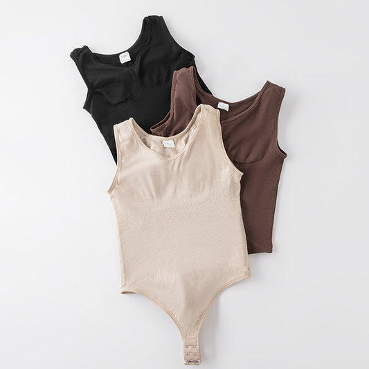 Corset gainant une pièce sans couture pour femme grandes tailles