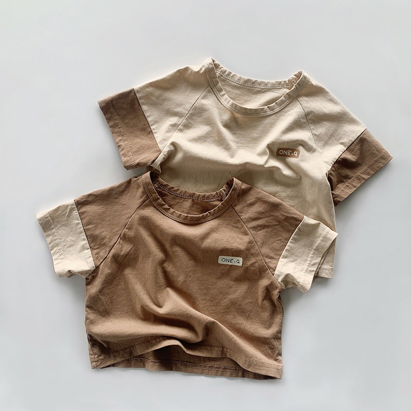 Retro Mori Style 100 Cotton Coat Female Little Kids' T-shirt