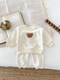 Long Sleeve Bear Pullover Sweater Suit