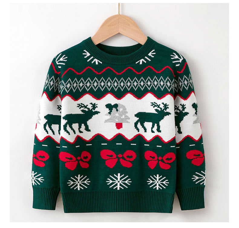 Children's Christmas Deer Sweater Pullover