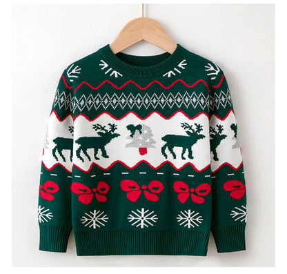 Children's Christmas Deer Sweater Pullover
