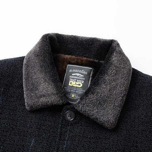 Fleece-lined Thickened Cotton-padded Coat
