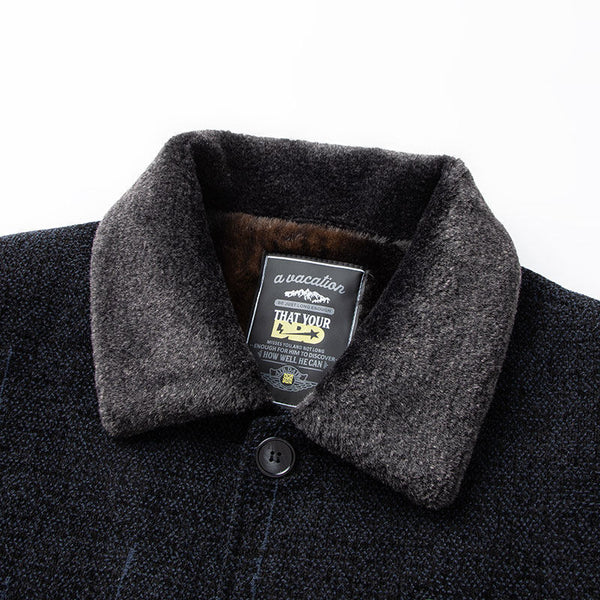 Fleece-lined Thickened Cotton-padded Coat