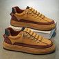Leather Skateboard Platform Sports Shoes