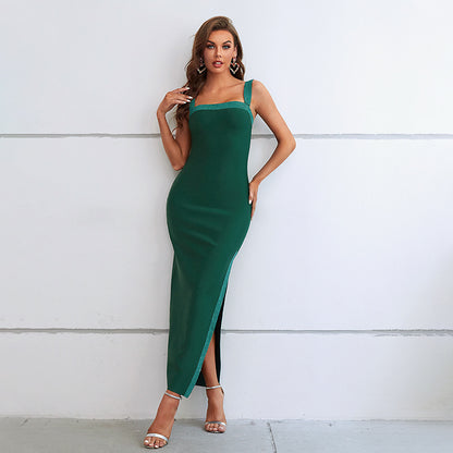 Long Suspender Dress