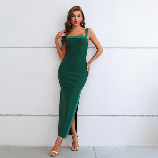 Long Suspender Dress