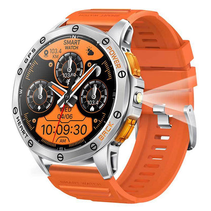 Montre intelligente K67 Bluetooth avec boussole et écran AMOLED