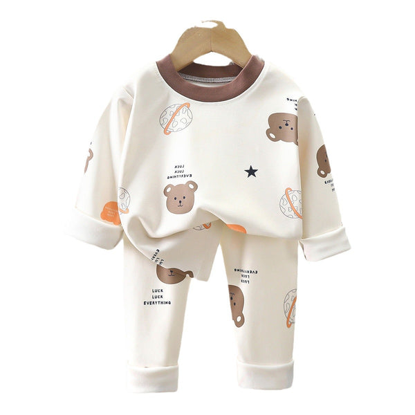 Kids Two-piece Warm Pajamas
