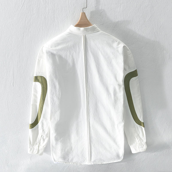 Mens Loose Casual Shirt Coat