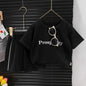 Children's Short Sleeve Striped Suit Girls Boys