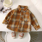 Children's Casual Plaid Shirt