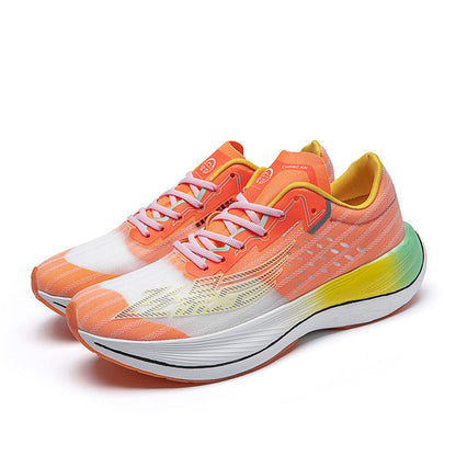 Chaussures de course de marathon respirantes, en maille, à la mode, basses, absorbant les chocs